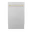 ZLINE Autograph Edition 18” Compact Control Dishwasher in Fingerprint Resistant Stainless Steel-348177991