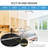 12 Inch Round Black Ceiling Light, 25W 120V 5CCT Dimmable Slim LED Ceiling Light, Close to Ceiling Light Fixtures for Bedroom, Kitchen, Hallway, Laundry