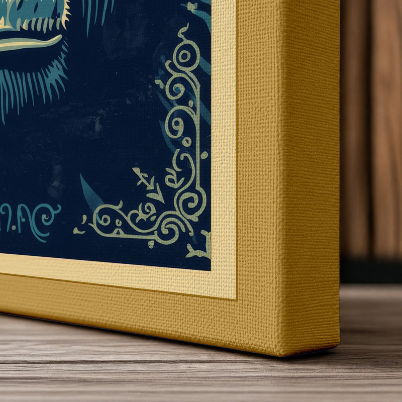 Print, 24x16 - 61.0 x 40.6 cm, Ochre Border