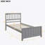 Lit plateforme en bois robuste et confortable au design élégant pour une esthétique et une détente améliorées dans la chambre à coucher-940289658