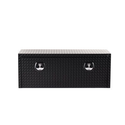 48 Inch, Heavy Duty, Aluminum, Underbed Tool Box, Waterproof, Secure, Lock, 48X18x18 Dimensions, Lightweight, Streamlined, Quick Access Heavy Duty Inch Aluminum Tool Box, Waterproof With Dual Locks,