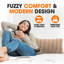 Housse de coussin en fausse fourrure Tsuguko-87765603
