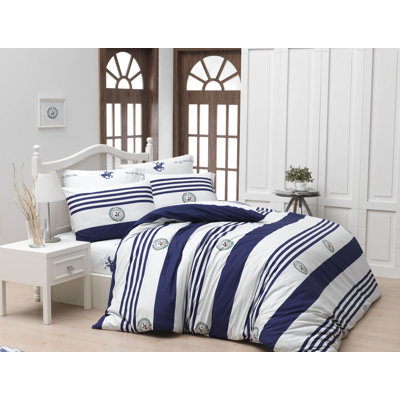 BHPC 003 Striped Duvet Cover Set with Pillowcases
