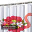 Rideau de douche imperméable à motif floral aquarelle avec 12 crochets-1328372980