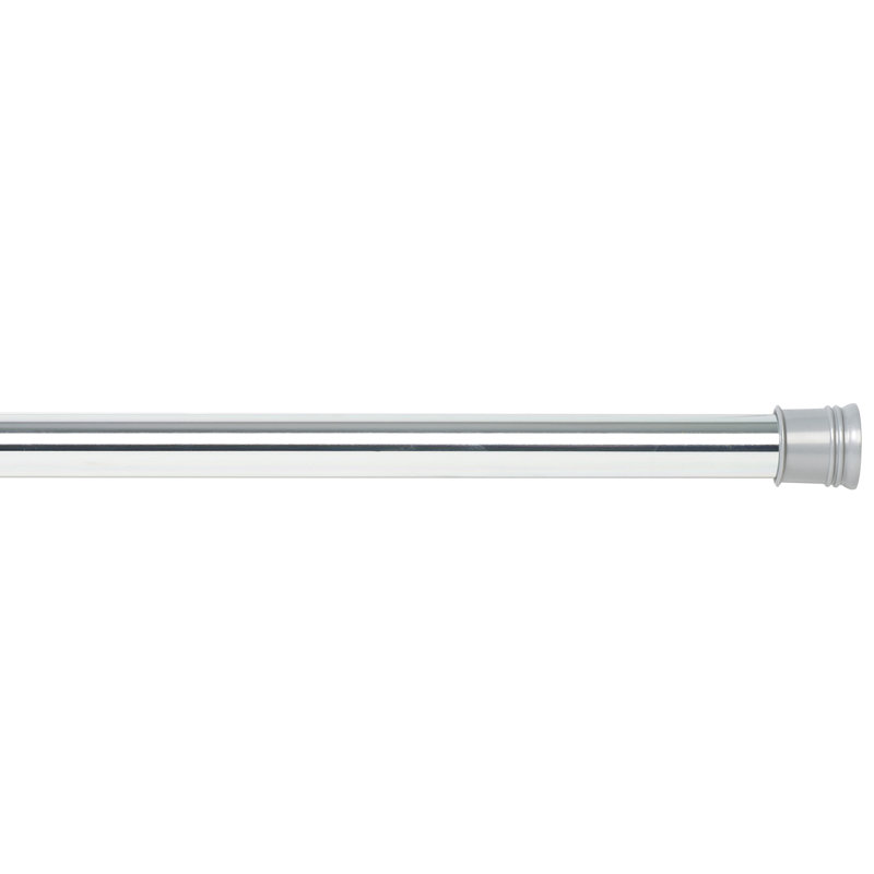 34'' Straight Shower Curtain Rod, Silver