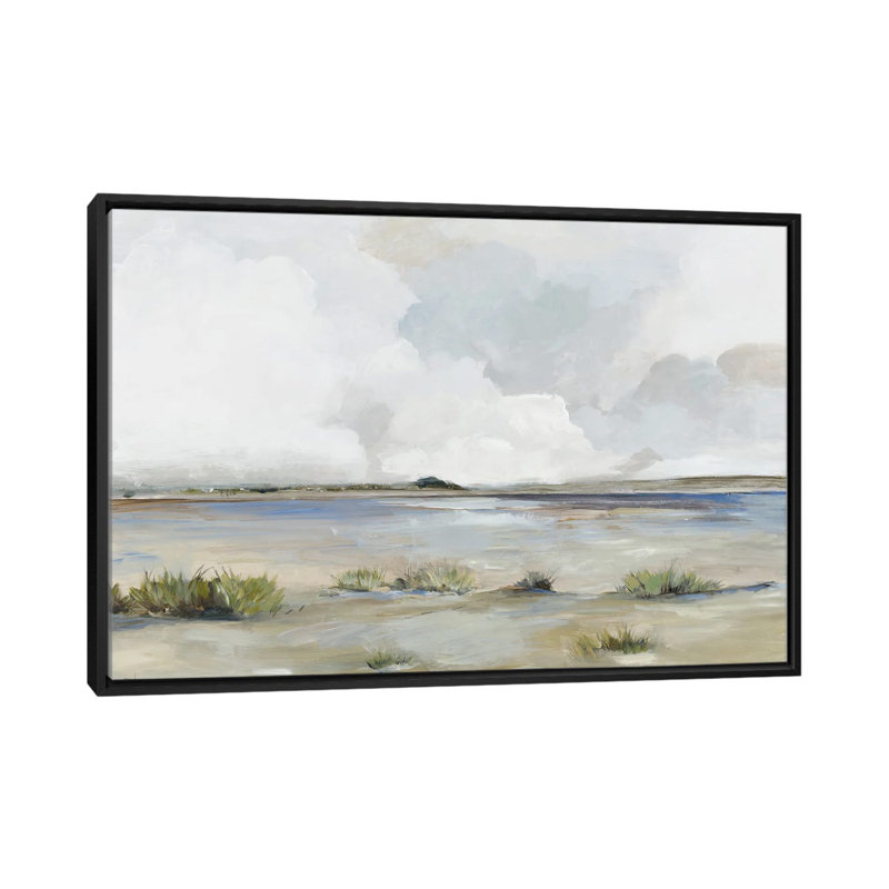 Long Island - reproduction d'art murale - toile encadrée, Noir, H 32 po x l 48 po