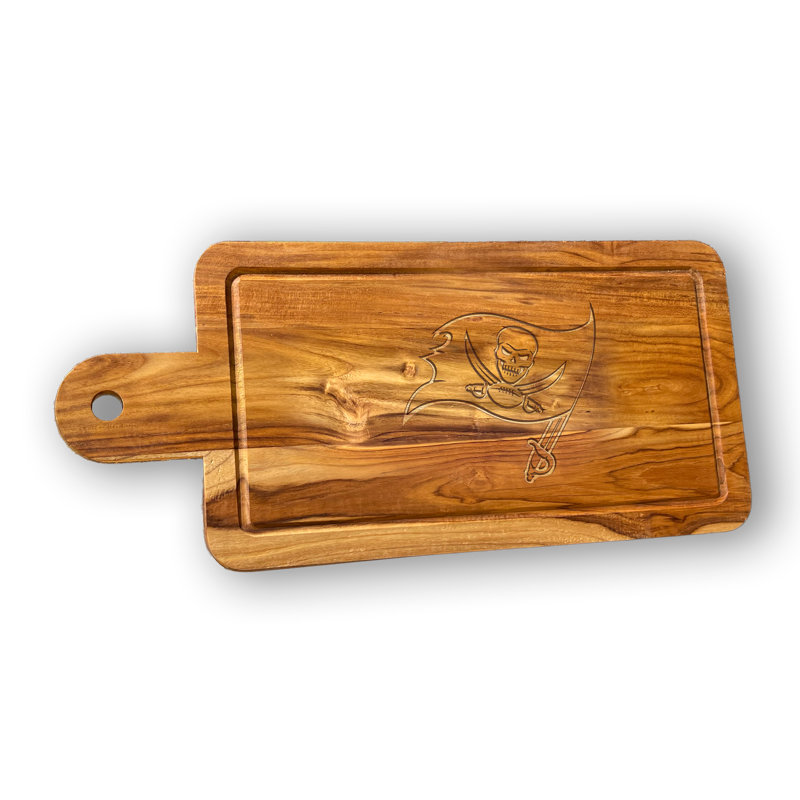 Tampa Bay Buccaneers Lasered Engraved Team Rectangle Cutting Board, Tampa Bay Buccaneers