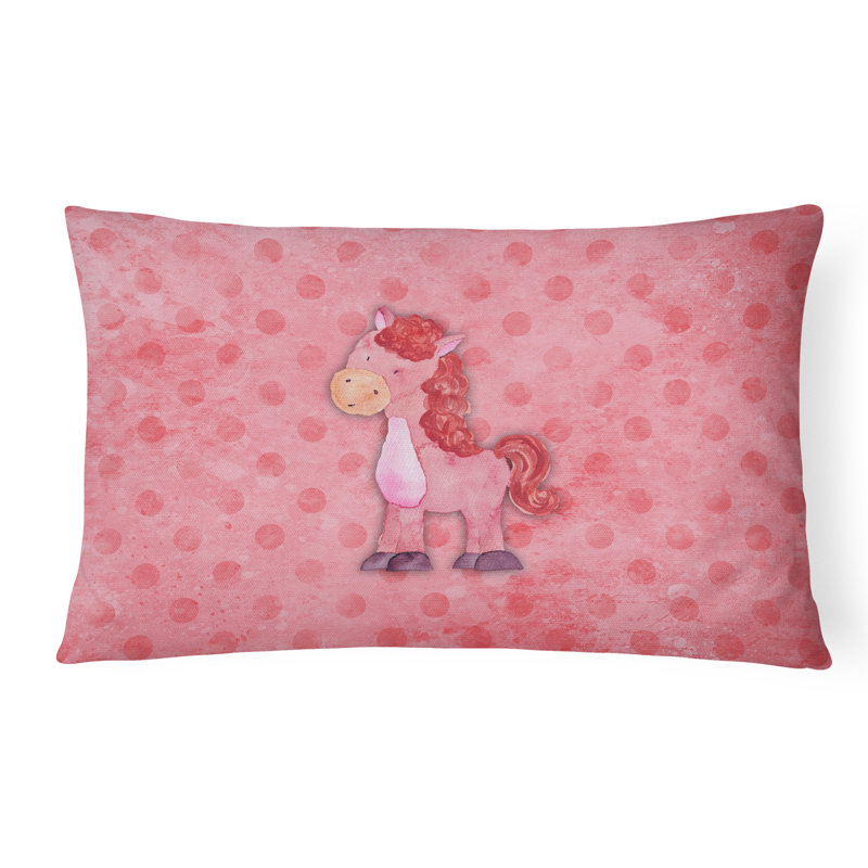 Coussin lombaire à aquarelle de cheval