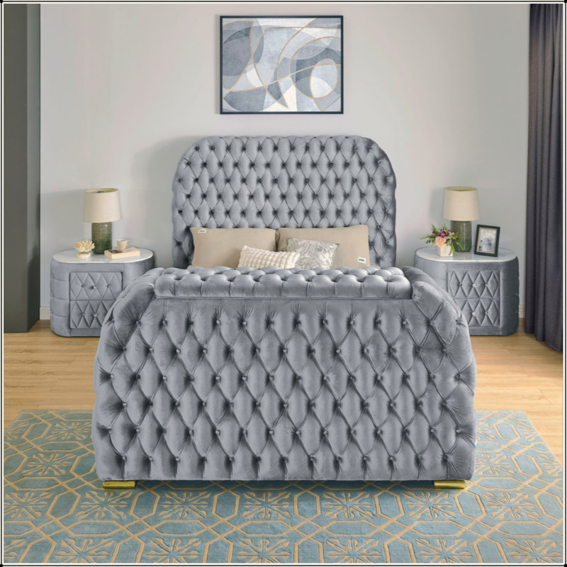Mobilier de chambre à coucher 1pc, Gris