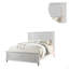 Lit de grand lit avec panneau de lit à contreplaqué 1pc