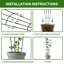 Paquet de 4 treillis à plantes 30 po pour plantes grimpantes en pot d'intérieur