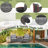 Alonah 2 - Person Patio Conversation Set with Cushions-1895425820