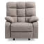 Fauteuil inclinable contemporain gris-58301791