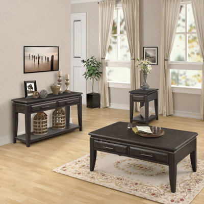 Mahogany Traditional Cocktail Table With Storage