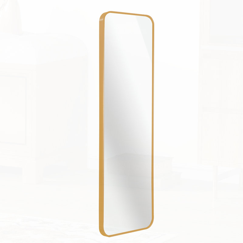 Miroir de porte rectangulaire, Doré