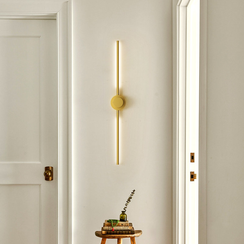 LED Dimmbale Flush Mounted Sconces, Battery Operated Wall Sconces With Remote