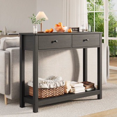 Console Table with Two Drawers by Breakwater Bay