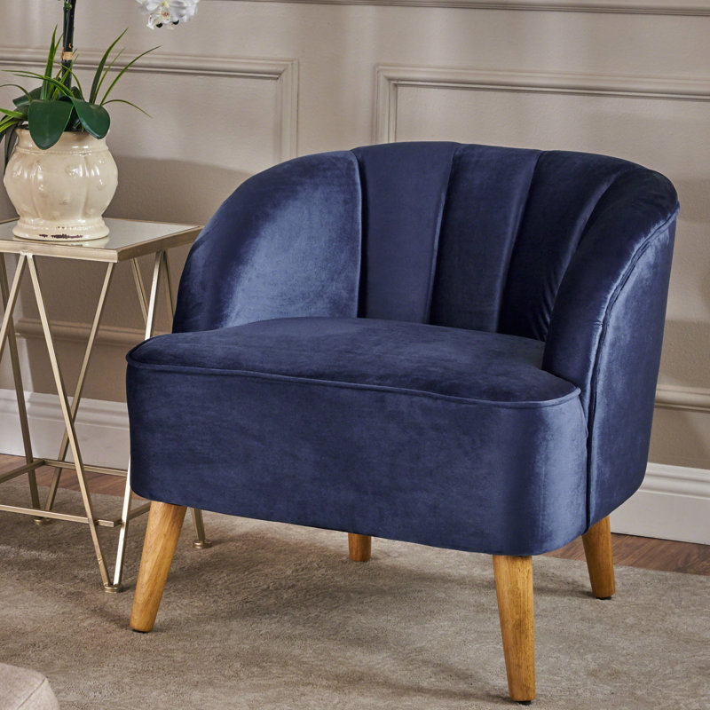 Fauteuil élégant de style moderne du milieu du siècle avec texture et style en velours, fauteuil stylé et durable