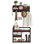 17 Stories Coat Rack Shoe Bench Set, Entryway Hall Tree With Bench Shoe Rack, Wall Mounted Coat Rack, Cubbies, Shoe Horn, Mail Organizer, 7-In-1 Design