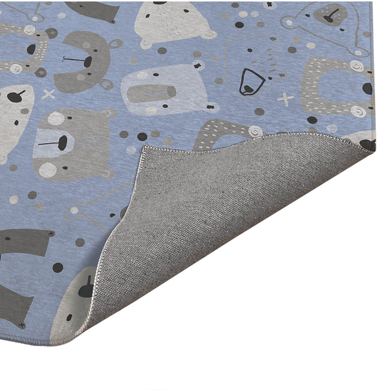 Tapis de jeu Bear Face, Rectangle 4pi x 6 pi