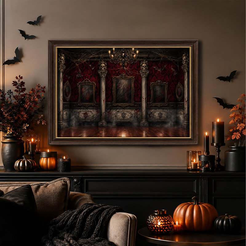 Haunted Gothic Room, 16"H x 24"W
