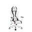 DIABLO CHAIRS White/Black Executive Chair with Wheels