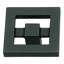 Nobu 1 3/8" Length Square Knob-9534661