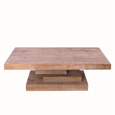 Modern Rustic Wood Coffee Table