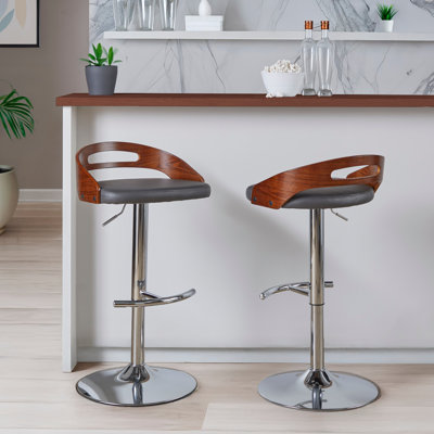 Tabouret de bar réglable avec pivot