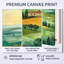 «Green Beige Caelo I - Green Italian Large Wall Art, Nature», reproduction d'art sur toile encadrée-778995910-778995907