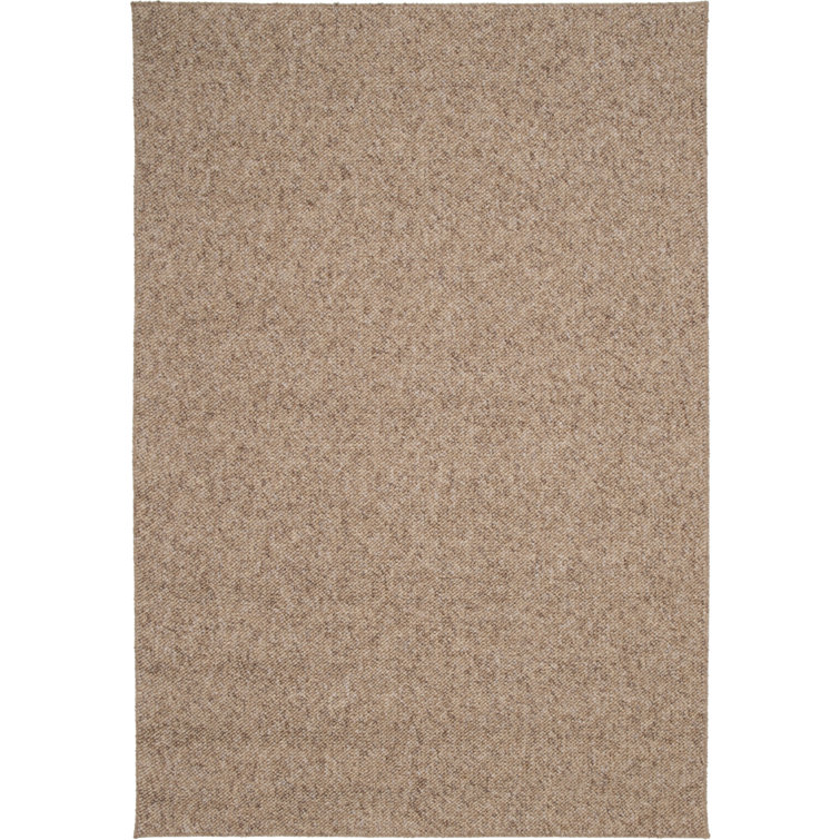 Machine Washable Tufted Rug, Plain, Brown