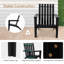 Chaise Adirondack en bois massif Pudsey-1688818512