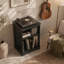 Support pour tourne-disque 29,8 "de style maison de campagne, armoire de rangement pour disques vinyle avec séparateurs en métal-129334174-129334176