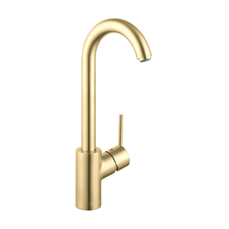 Talis S Single Handle Kitchen Faucet, Brushed Gold Optic