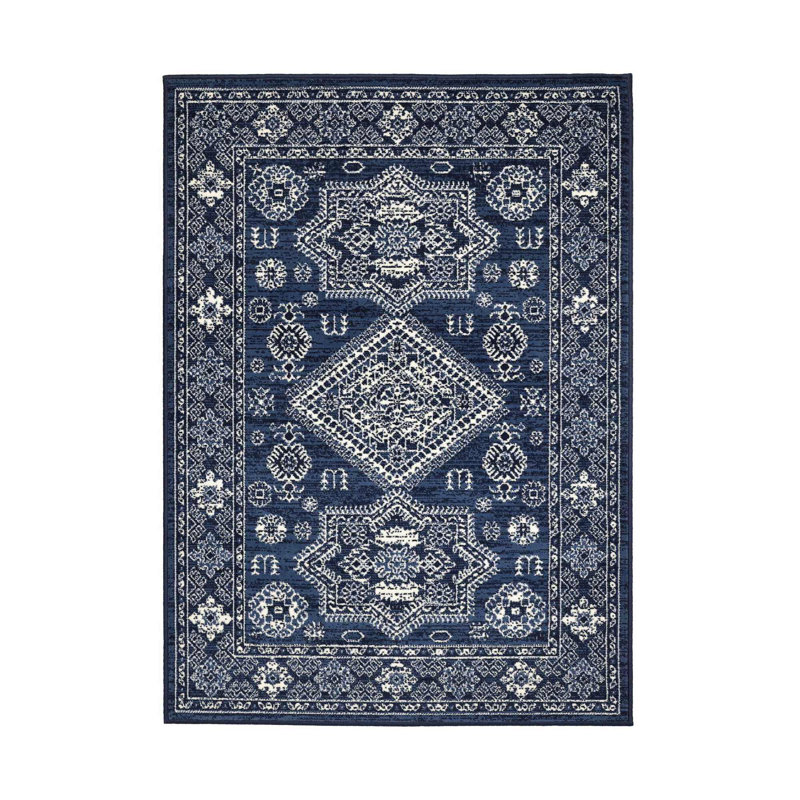 Vintage Look Area Rug, Rectangle 120 x 170cm