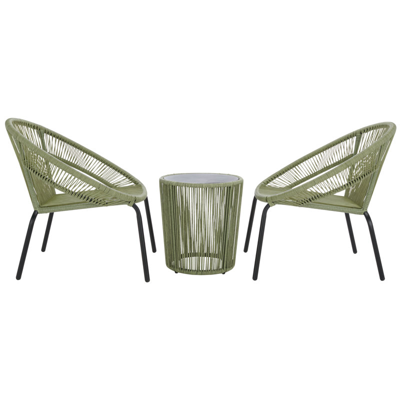 Otto 3 Piece Set, Green/Black