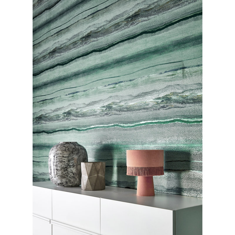 Vitruvius Wallpaper, Chrysocolla/Apatite