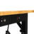 Adjustable Metal Desk With Socket And Wooden Top - Functional Workplace Work Platform Stable Wood Meets Different Workshop Requirements