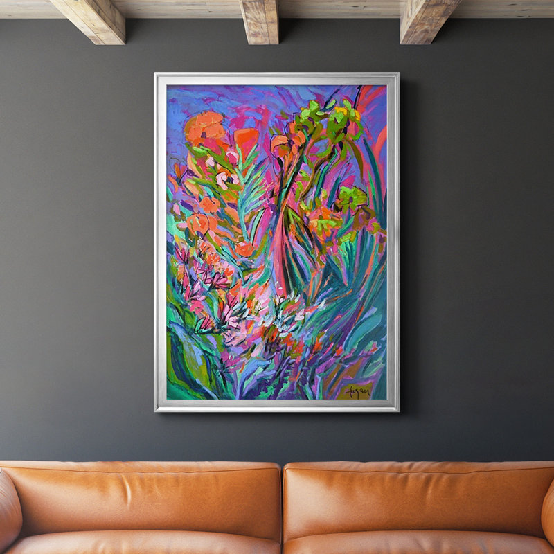 Impression encadrée de qualité supérieure, «attendu »,« Desetter II », Argent, H 30,5 po x l 22,5 po x P 1 po