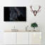 Enchanting Black Stallion Horse - Wrapped Canvas-55370445
