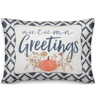  Housse de coussin lombaire Autumn Greetings