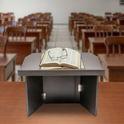 Lutrin de table pliable en bois pliable 19,25 po