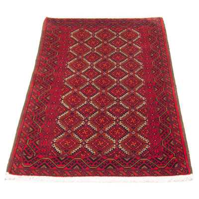 Tapis bleu foncé Royal Baluch 3 pi 3 po x 5 pi 10 po
