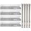 Quickflame 4-Pack Replacement Heat plates and Burners for Uniflame, BHG, DynaGlo, Stainless Steel
