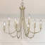 Fayga 8 - Light Steel Dimmable Empire Chandelier