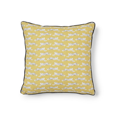 Leaping Leopards Pillow