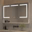 Miroir fixe pour armoire à pharmacie l 48 po H 32 po Ilkinas