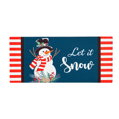 Leonoor Non-Slip Christmas Outdoor Doormat