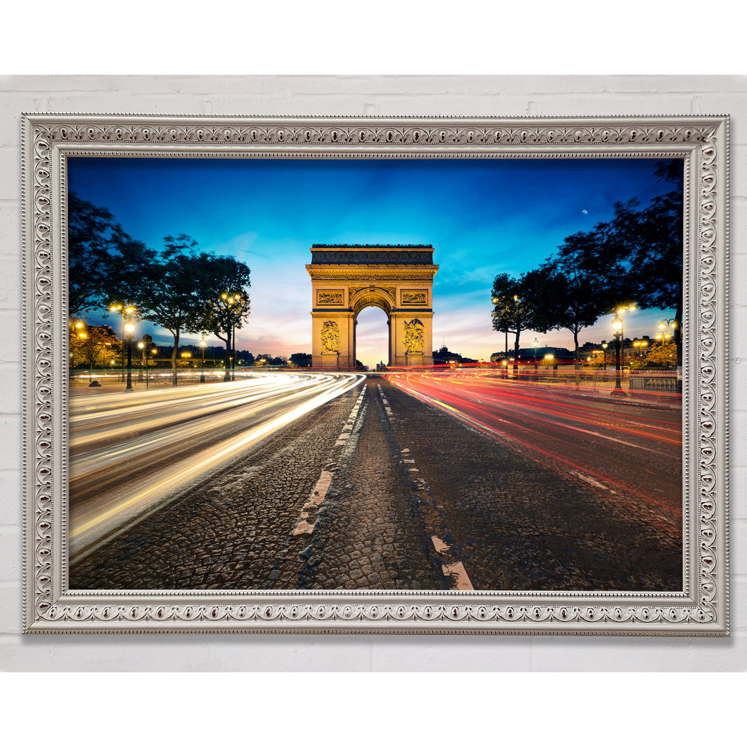 Arc De Triomphe 8 - Einzelner Bilderrahmen Kunstdrucke