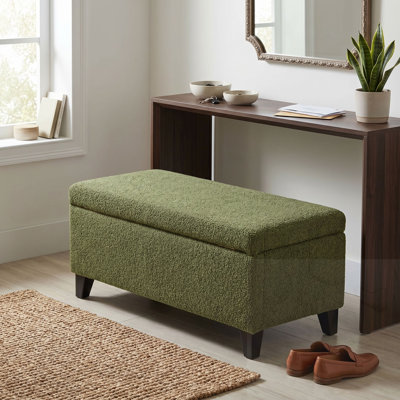 Banc de rangement avec couvercle rabattable